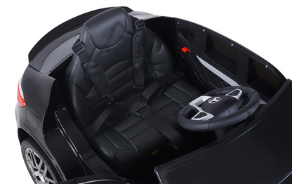 Kinder-Elektroauto Mercedes AMG GLC 63S Coupé, 4x4-Antrieb, Fernbedienung, 140 Watt, LED, EVA-Reifen