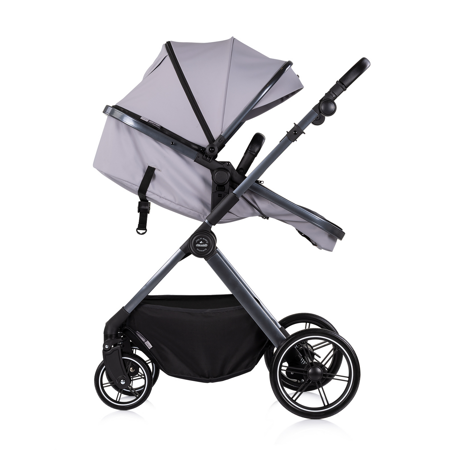 3-in-1 BABY-TRANSFORMATIONSKINDERWAGEN "PEARL" - PLATINUM