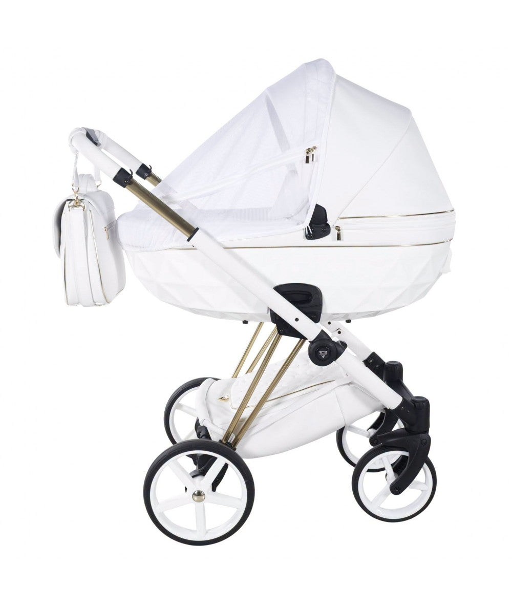 Junama Diamond Cubby Kombi-Kinderwagen - White