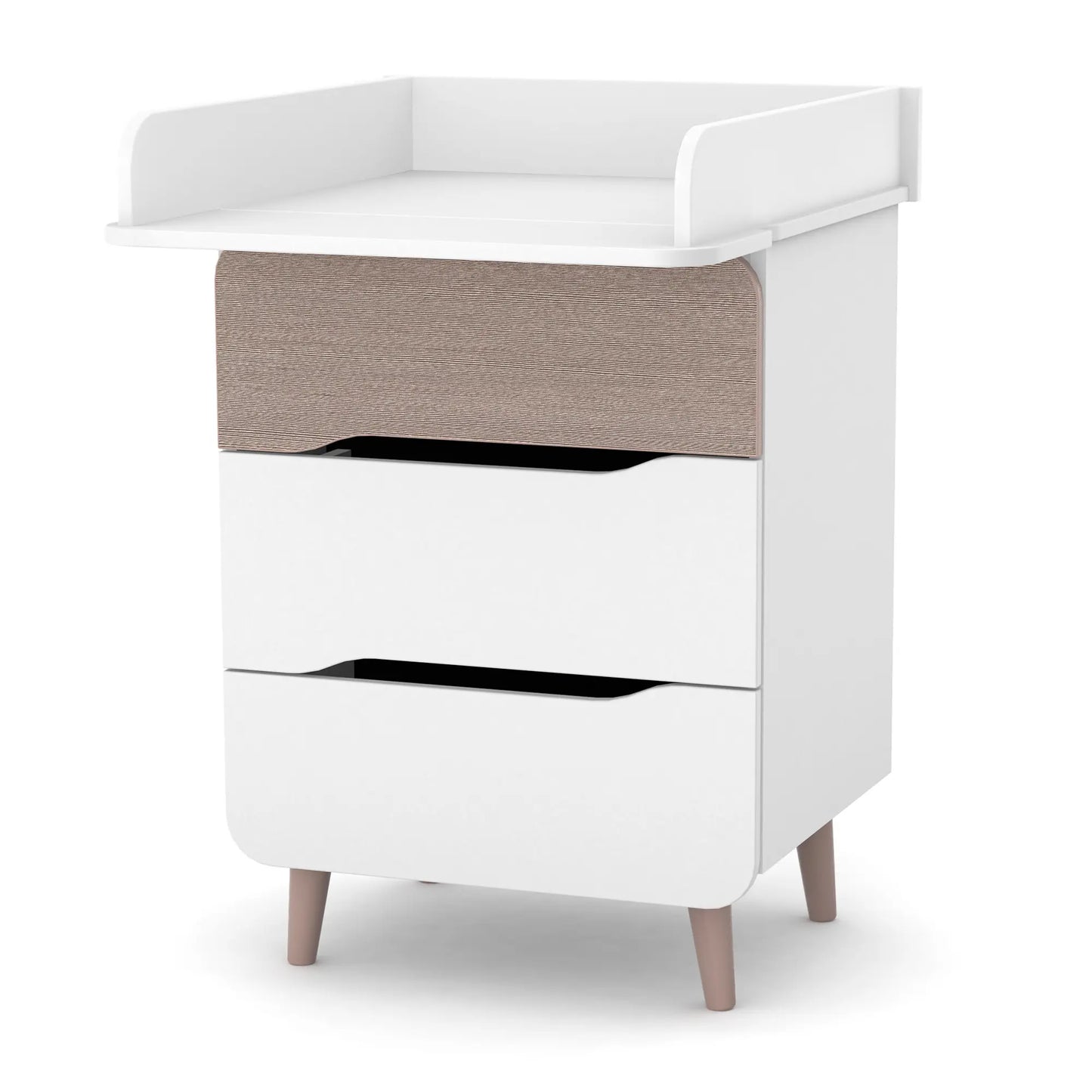 Veres Sydney 600 Kinderkommode (60 cm) Cappuccino Weiß