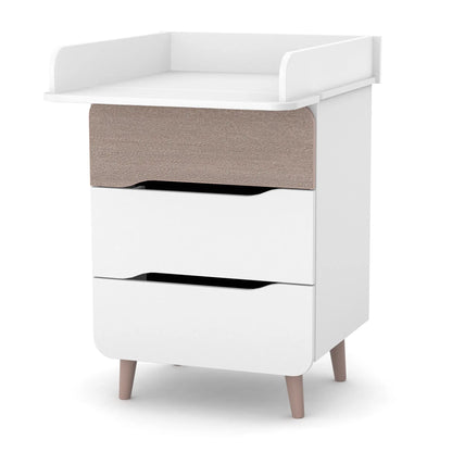 Veres Sydney 600 Kinderkommode (60 cm) Cappuccino Weiß