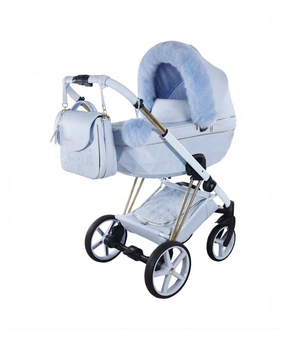 Junama Diamond Cubby Kombi-Kinderwagen - Blue