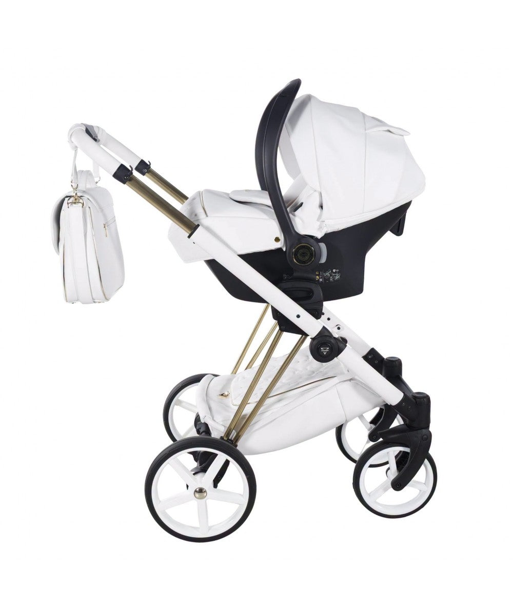 Junama Diamond Cubby Kombi-Kinderwagen - White