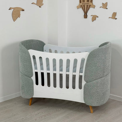 Fly Bed Boucle Eukalyptus-Kinderbett