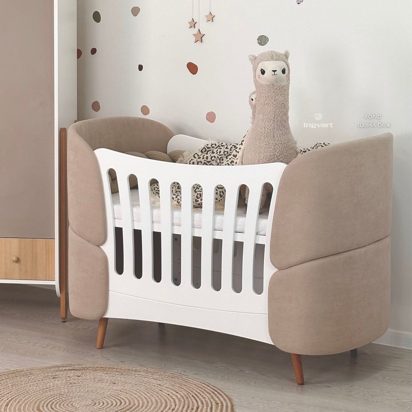 Fly Bed Chenille-/Velours-Kinderbett