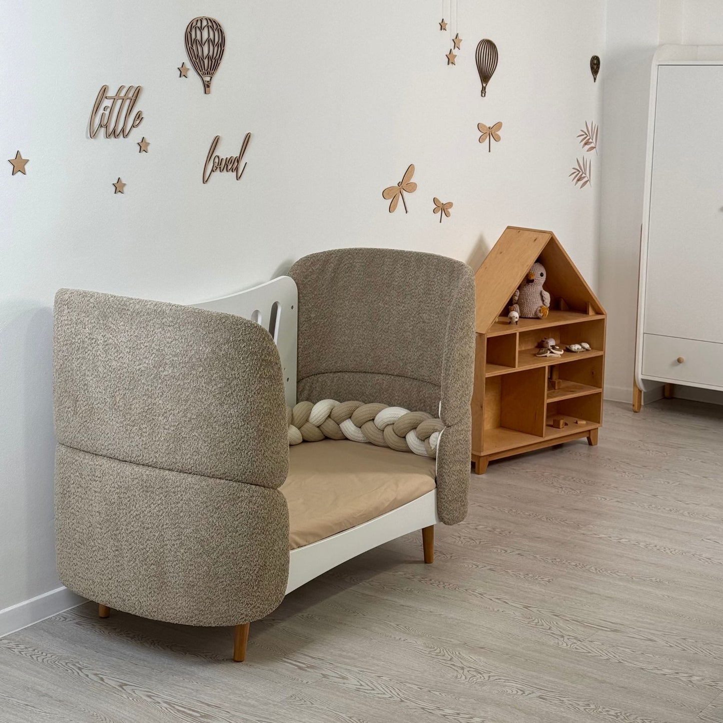 Fly Bed Cocoa Boucle Kinderbett
