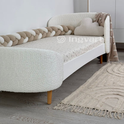 Fly Teenage Bett 80x183 cm Bouclé milchig