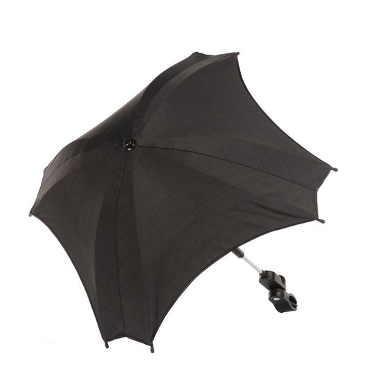 SONNENSCHIRM Stoff Schwarz