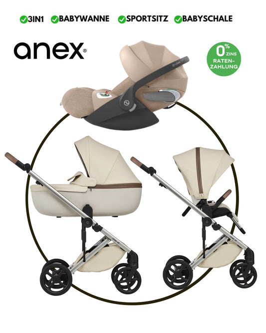 ANEX ELI „MUSE“ - BUNDLE SET „CYBEX CLOUD-T COZY BEIGE“