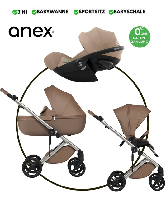 ANEX ELI „SECRET“ - BUNDLE SET „CYBEX CLOUD-G ALMOND BEIGE“