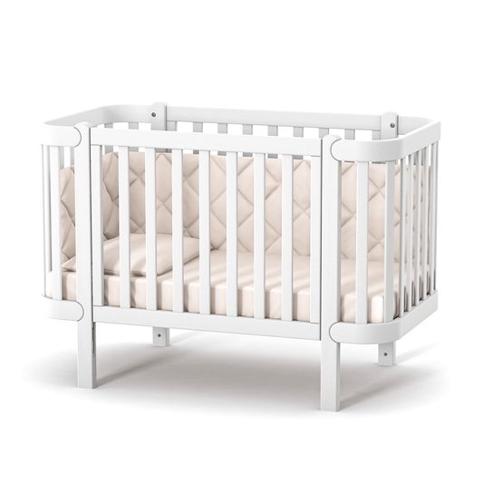 Veres Monaco Babybett (120x60 cm) - Premium Luxus Kollektion, sicher & multifunktional