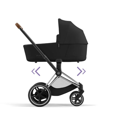 CYBEX e-PRIAM Set Gestell in Chrome Brown - Sepia Black