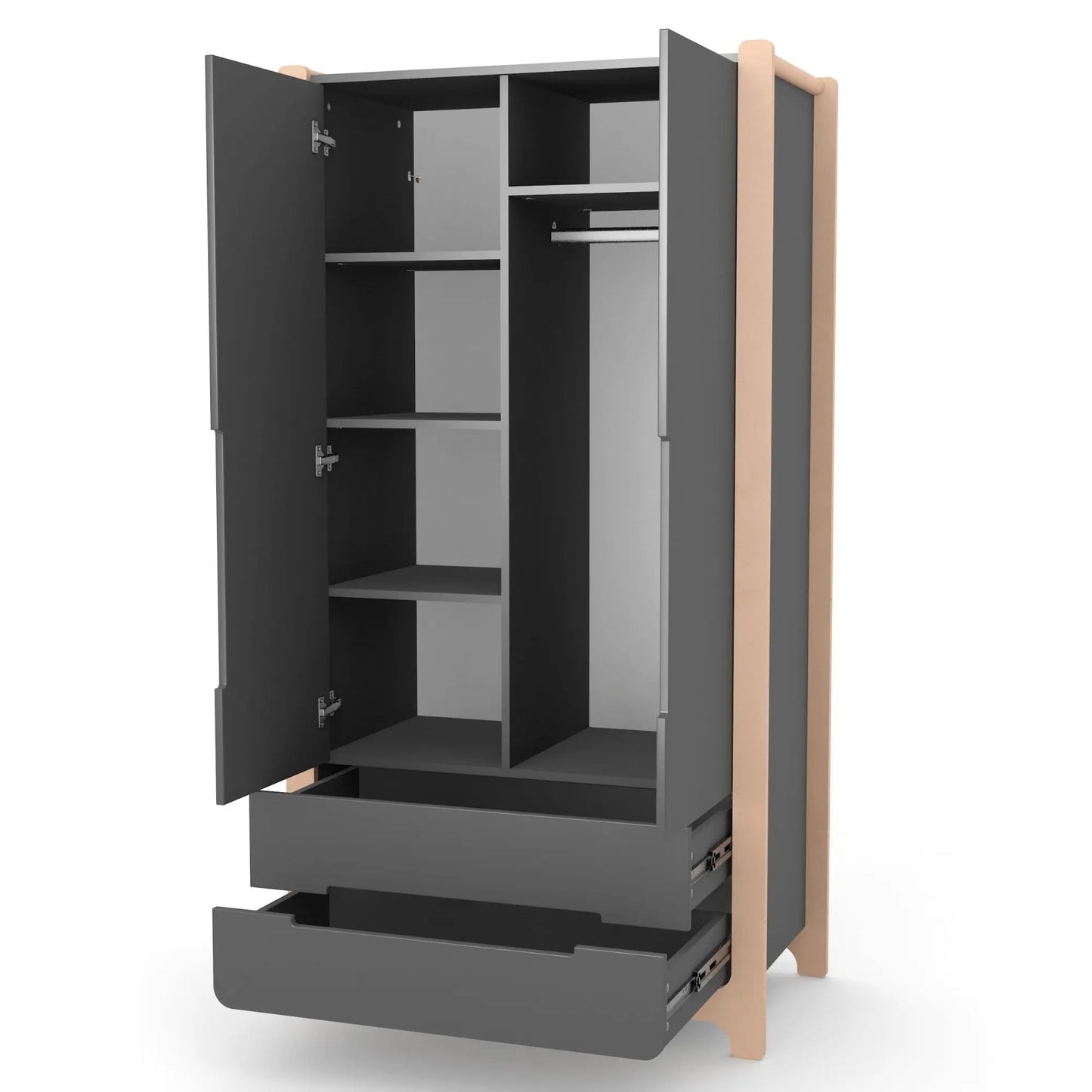 Veres Nice 950 Schrank mit Schubladen, zweitürig (95x52,7x179,7 cm)