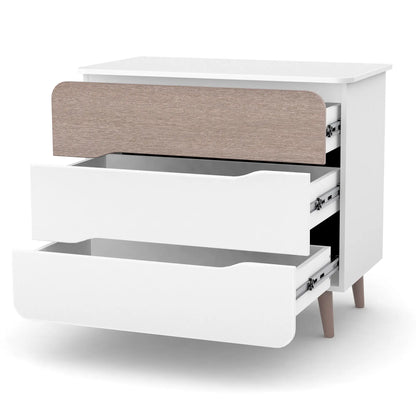 Veres Sydney 900 Kinderkommode (90 cm) - Cappuccino Weiß