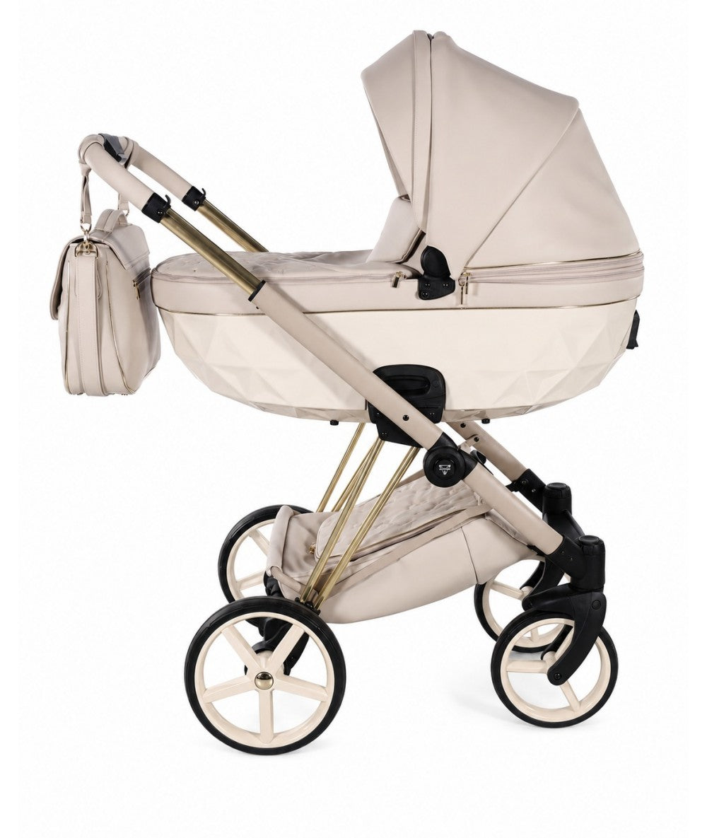 Junama Diamond Cubby Kombi-Kinderwagen - Beige