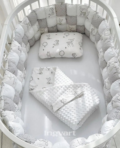 Keksplatte für ein Kinderbett an 4 Seiten