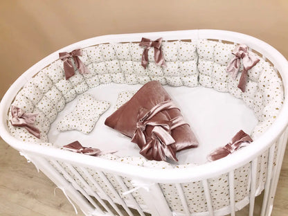 Keksplatte für ein Kinderbett an 4 Seiten