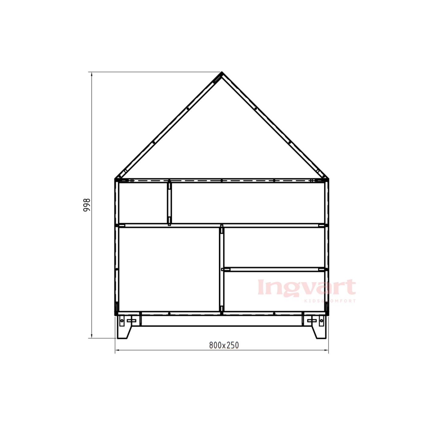Kindergarderobe „Haus“