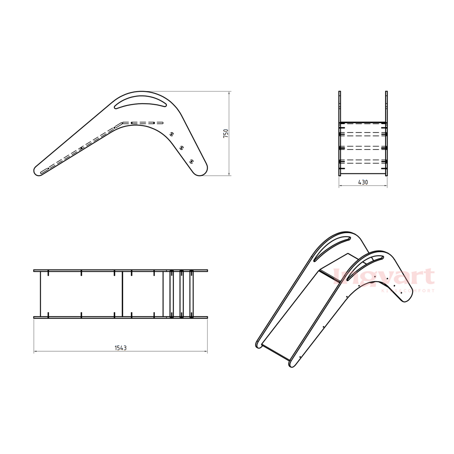 Kinderrutsche „Bergabfahrt“