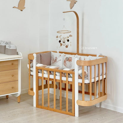 Kissenbezug mit Kissenbezügen und Borte