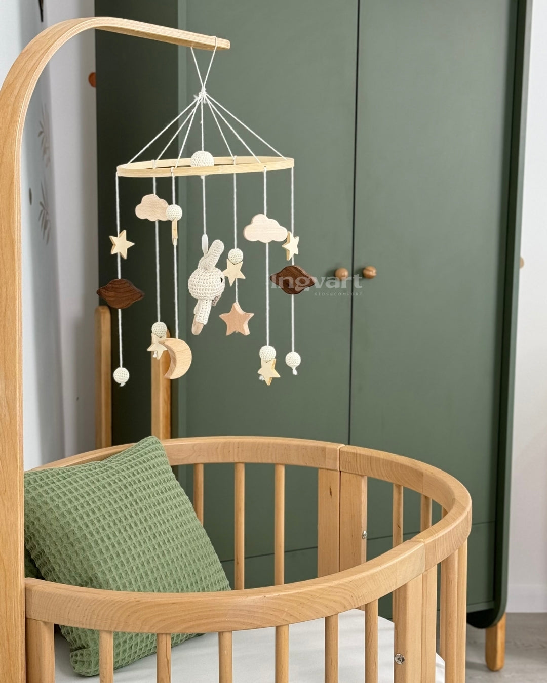 Kleiderschrank Nika, 2-türig, Waldgrün