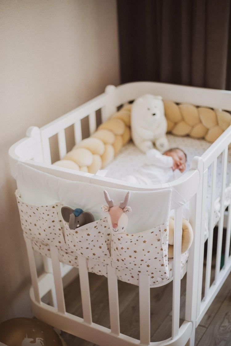 Kleine Tasche für Babybettzubehör
