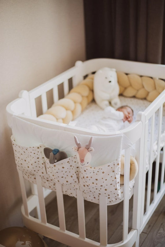 Kleine Tasche für Babybettzubehör