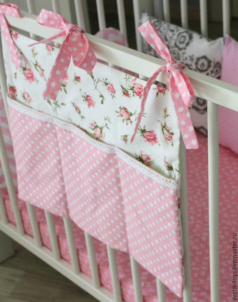 Kleine Tasche für Babybettzubehör