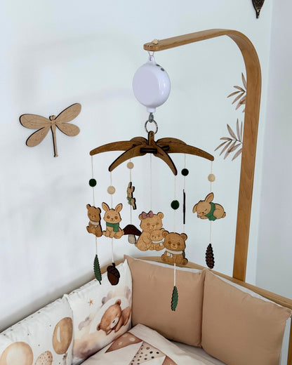 Mobile aus Holz
