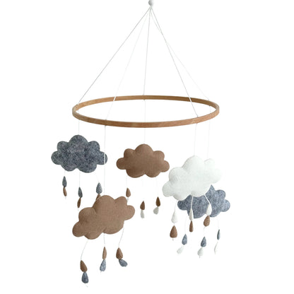 Mobilnummer 2 „Grau-beige Wolken“