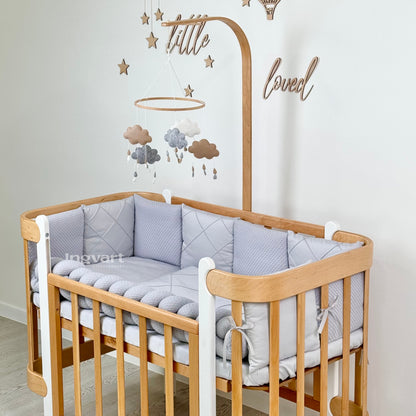 Mobilnummer 2 „Grau-beige Wolken“