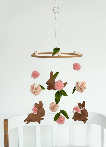 Mobilnummer 5 „Hasen in Blumen“