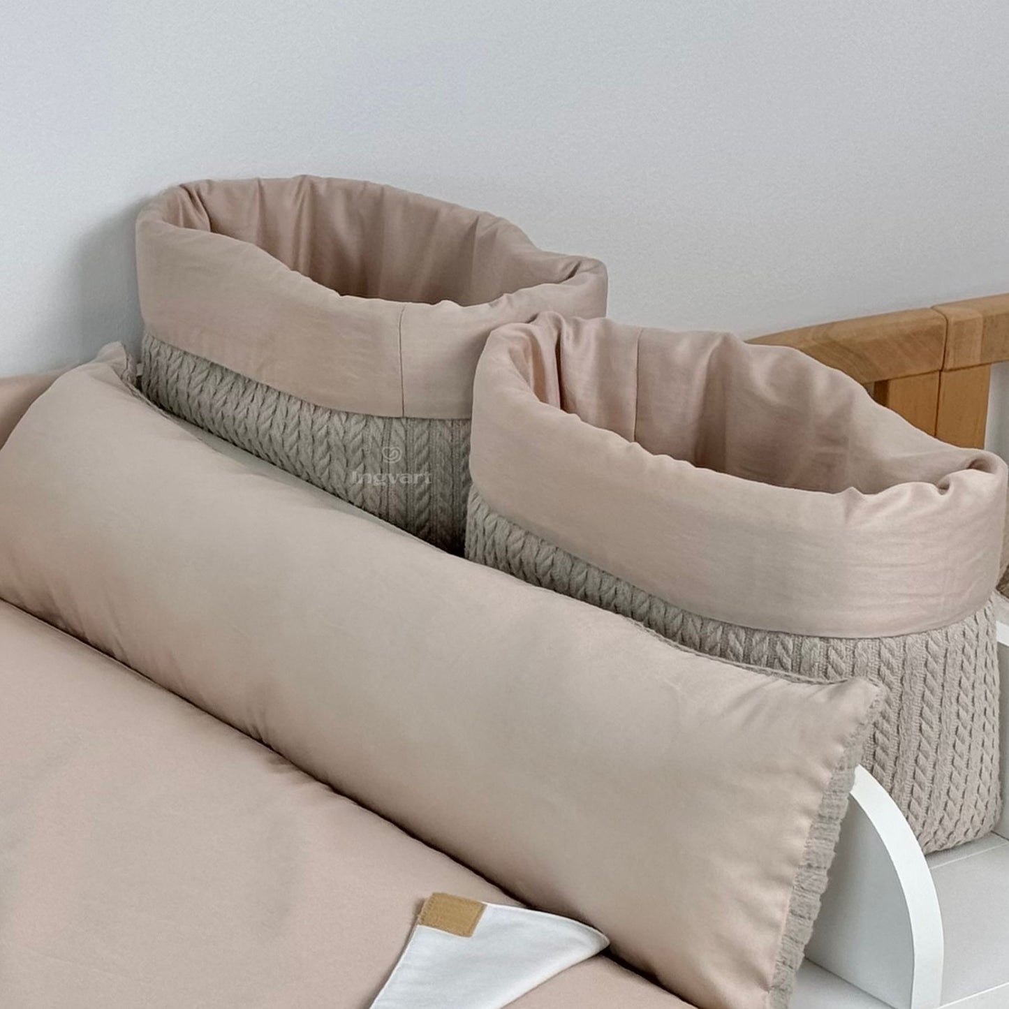 Organizer-Set „Kakao, mit Satinstoff“