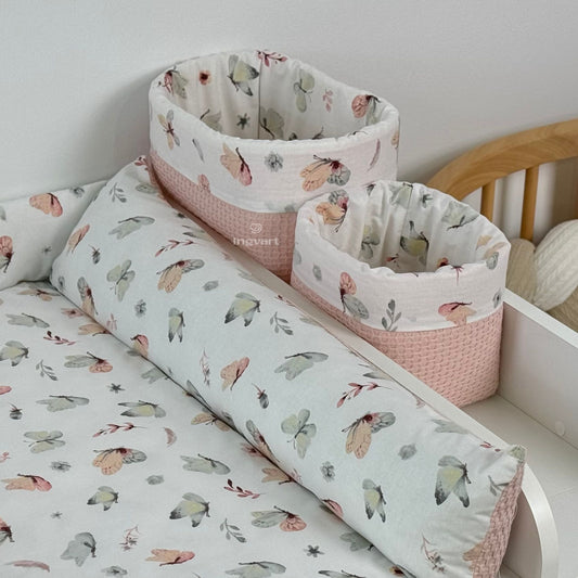 Organizer-Set „Rosa und mintfarbene Schmetterlinge“