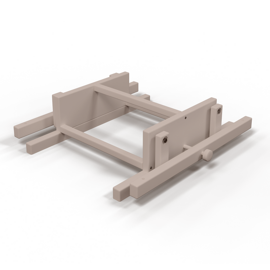 Pendel-Querträger für ovale Betten, Smart Bed, Farbe Cappuccino