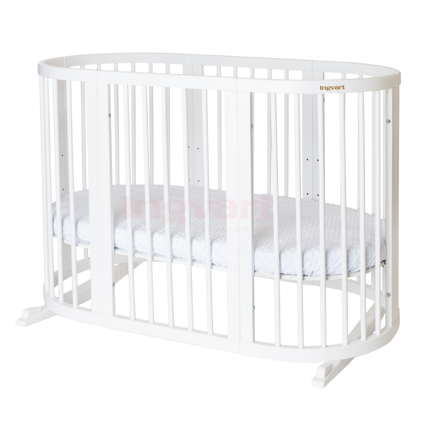 SMART BED 9-in-1-Babybett, umbaubar, Farbe Lavendel