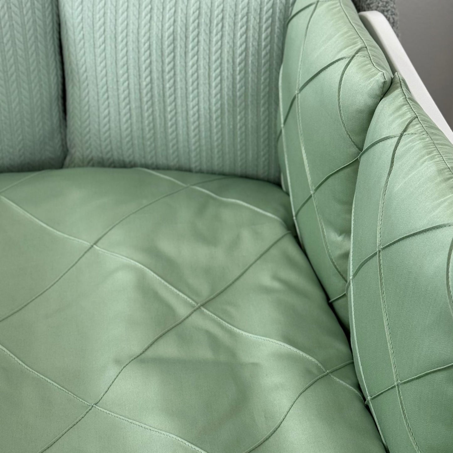 Satin-Set „Platinum“ Salbei