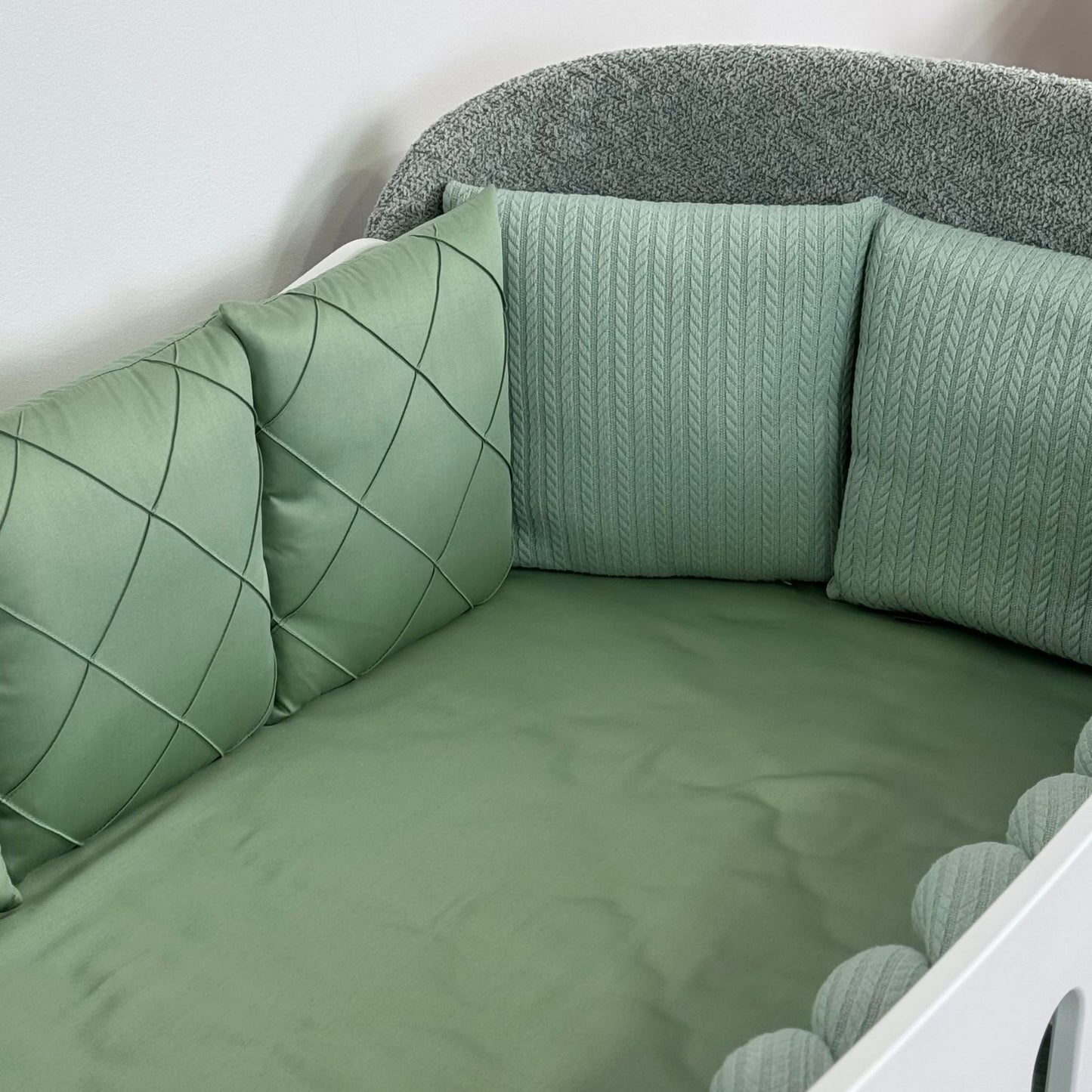 Satin-Set „Platinum“ Salbei