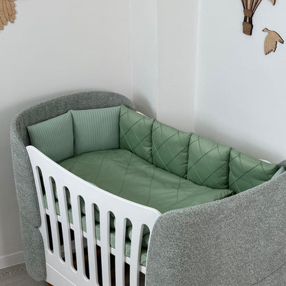 Satin-Set „Platinum“ Salbei