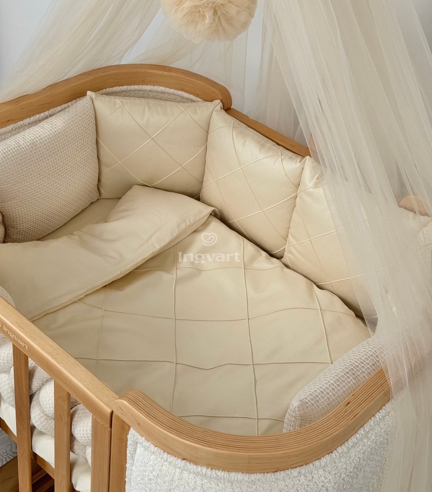 Satin-Set „Platinum“ Vanille