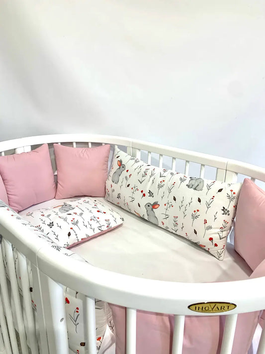 Tafel „Kissen mit Dekor“ in Pudertönen