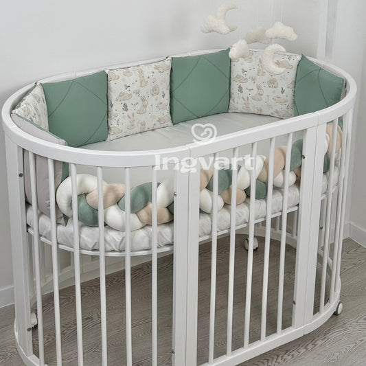 Wendbares Bettwäscheset „Sage Bunny“