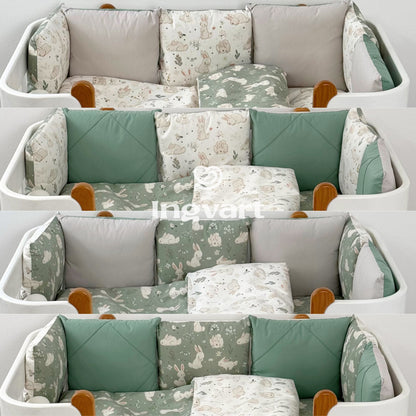 Wendbares Bettwäscheset „Sage Bunny“