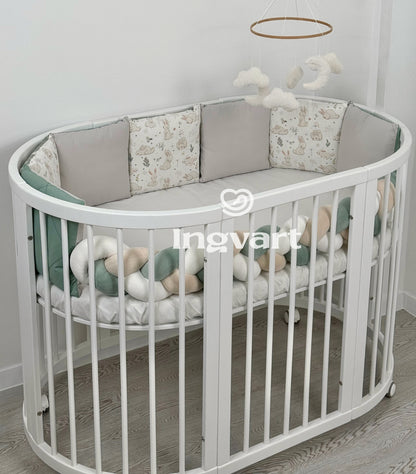 Wendbares Bettwäscheset „Sage Bunny“