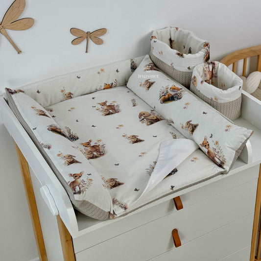 Wickelauflage „Waldtiere“