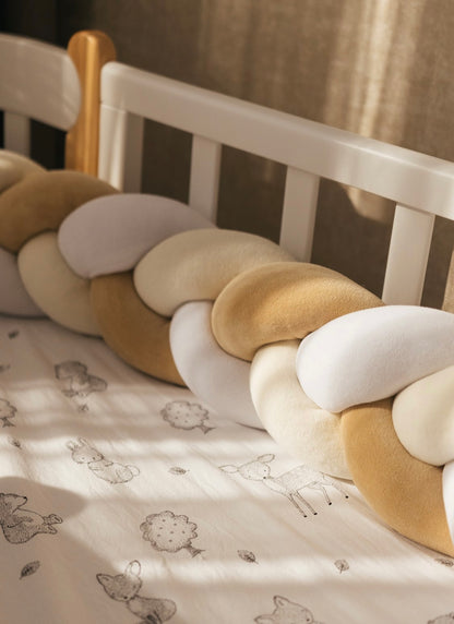 „Zopf“-Brett aus Baumwollvelours