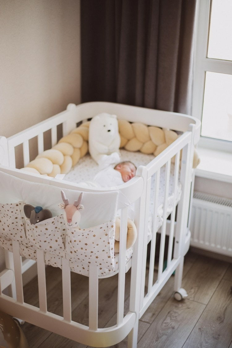 „Zopf“-Brett aus Baumwollvelours