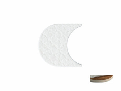 Zusätzlicher Abschnitt: Halbmond zur Matratzenverwandlung, mit verschiedenen Füllmaterialien: Kokosfaser, Kokos-Flexofilz, Kokos-Latex