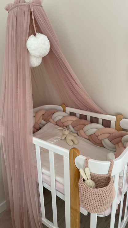 NIKA 5-in-1-Babybett, Farbe Grau