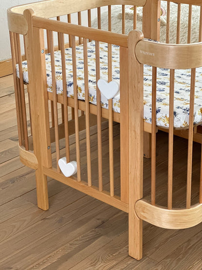 NIKA SLIM 5-in-1 Babybettchen, Graphitfarbe